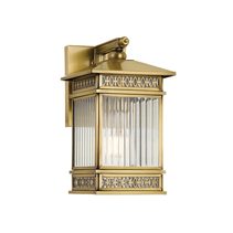 Avera 1 Light Wall Light Small Antique Brass - AVERA EX15-BRS