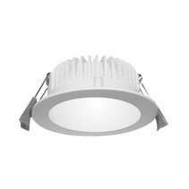 Flat 10 Watt Dimmable LED Downlight Nickel / Warm White - FLAT 100NK-830G2