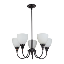 Benson 5 Light Pendant Bronze Upward - LOI1001171