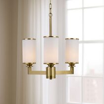 Ahern 3 Light Pendant Solid Brass - AHERN PE3-BSOP