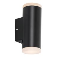 Ludek 8 Watt Up/Down LED Wall Light Black / Neutral White - LUDEK EX2-BK