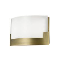 Solita 12 Watt Dimmable LED Wall Light Large Antique Brass / Tri-Colour - SOLITA WB35-AB