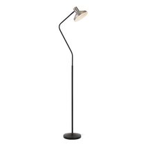 Trevi 1 Light Floor Lamp Black / Nickel - TREVI FL-BKNK
