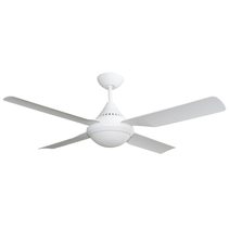Imperial AC 48" 4 Blade Ceiling Fan with 15W Dimmable LED Light White / Tri-Colour - MIF1243W