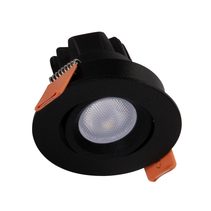 Pocket 3W LED Tiltable Miniature Downlight Black / Warm White - 21179