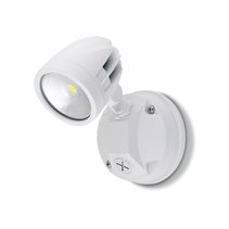 Single Head 9W LED Exterior Spotlight White / Daylight - AT9130/WHT