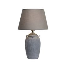 Ebony Table Lamp Antique / Grey - LL-27-0074AQ