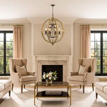 Florin 8 Light Chandelier - FLORIN PE8-WI