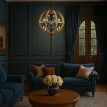 Florin 5 Light Chandelier - FLORIN PE5-WI