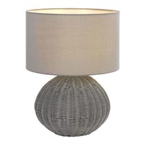 Mohan 1 Light Table Lamp Grey - MOHAN TL38-GY