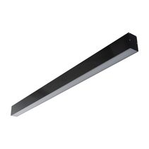 Max-50 17.3W 1000mm Surface Mounted Linear LED Profile Black / Warm White - 22316