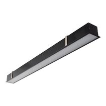 Max-75 17.3W 1000mm Recessed Linear LED Profile Black / Neutral White - 22353