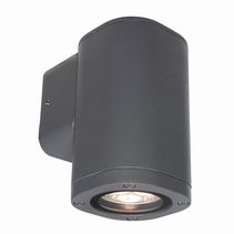 Glenelg 4W LED Fixed Exterior Wall Light Charcoal / Warm White - 20775/51