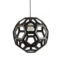 Banega 1 Light Pendant Medium Black - BANEGA-50 BLK