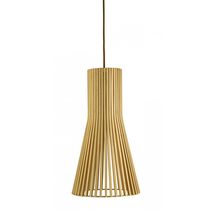 Lucca 1 Light Timber Pendant Small - LUCCA-25 WOOD