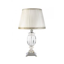 Oxford 1 Light Table Lamp Crystal / Off White - OXFORD T/L