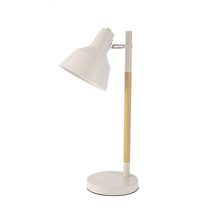Palmas 1 Light Desk Lamp White - PALMAS-TL-WHT
