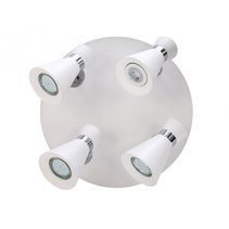 Tiffany 18W Round Plate LED Spotlight White / Cool White - TIFFANY-4RND