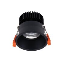 Deep-10 Deepset 10W LED Dimmable Adjustable Downlight Black / Warm White - 20667