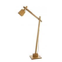 Elsinki 1 Light Floor Lamp Wooden - ELSINKI-F/L