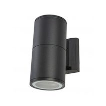Lino 240V GU10 Wall Pillar Light Black - LINO-1-BLK