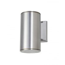 Lino 240V E27 Wall Pillar Light Aluminium - LINO-1-PA