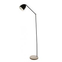 Nuda 1 Light Floor Lamp Black / Concrete - NUDA-FL-BLK