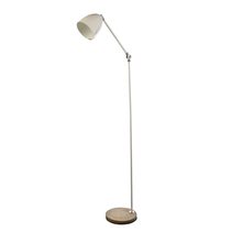Nuda 1 Light Floor Lamp White / Concrete - NUDA-FL-WHT