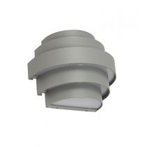 Step 6W Up/Down LED Step Light Silver / Warm White - STEP-WB-SIL
