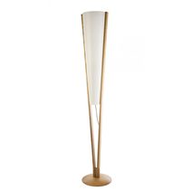 Vicenza 3 Light Floor Lamp Wooden / White - VICENZA-F/L
