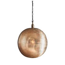 Orion 1 Light Perforated Ball Pendant Nickel - ZAF10224