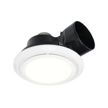 Talon Round Small Exhaust Fan With 9W LED Light White / Cool White - 20396/05