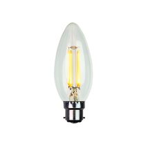 Filament Candle LED 4W B22 Dimmable / Warm White - A-LED-25104127