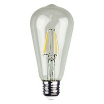 Filament ST64 LED 4W E27 Dimmable / Warm White - A-LED-26104227