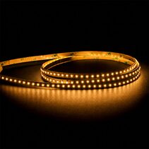 9.6W IP20 24V DC 128 LED 3000K 1 Metre LED Strip / Warm White - HV9722-IP20-128-3K