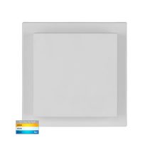 Pivot 10W 240V Swivel Square LED Wall Light White / Tri-Colour - HV3667T-WHT