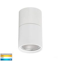 Nella 7W 240V Dimmable Surface Mounted LED Downlight & Extension White / Tri-Colour - HV5802T-WHT-EXT