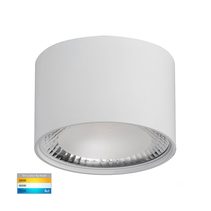Nella 12W 240V Dimmable Surface Mounted LED Downlight White / Tri-Colour - HV5803T-WHT