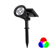 Garden Spot Light with Attached Solar Panel - SLDGS0053-RGB
