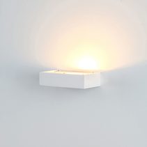 Sunrise 2W 240V Plaster LED Wall Light White / Cool White - HV8069C