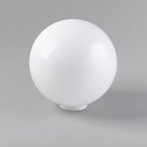 Sphere 12" Glass Shade 4 1/4" Fitter Opal Gloss - LOI3090061