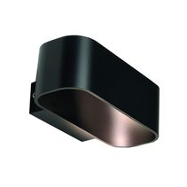 Kolton 5W LED Up / Down Metal Wall Light Black / Warm White - WL170-BL