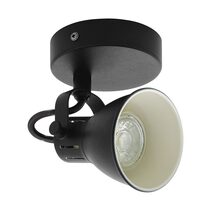 Seras 2 5W Dimmable LED Spotlight Black / Cool White - 98397N