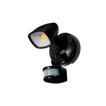 Ranger 12W Single LED Spotlight with Sensor Matt Black / Tri-Colour - MLXR3451MS