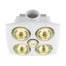 Vesuvius 4 Light 3 in 1 Bathroom Heater / White - 204153