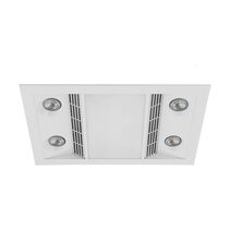 Inferno High Extraction 3 in 1 Bathroom Heater / White - 204158