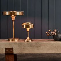 Bankstown Small Table Lamp Antique Brass - ELPIM30967AB