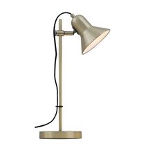 Corelli 1 Light Desk Lamp Antique Brass - CORELLI TL-AB