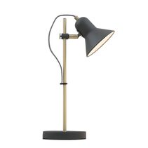 Corelli 1 Light Desk Lamp Black / Antique Brass - CORELLI TL-DGY