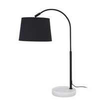 Hudson 1 Light Table Lamp Marble / Black - LL-27-0023